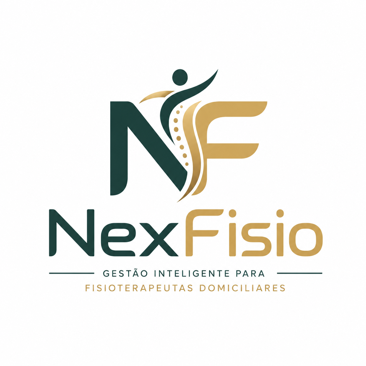Telas do sistema NexFisio para gestão de fisioterapia domiciliar